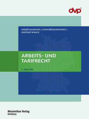 cover image of Arbeits- und Tarifrecht